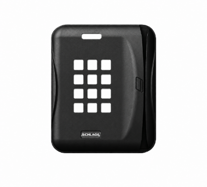 Schlage 47317579 C1 Single Gang Magnetic Stripe with Keypad, Black