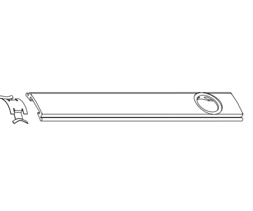 Von Duprin 48009455 78 Fire or Less Dogging Cover Plate Kit
