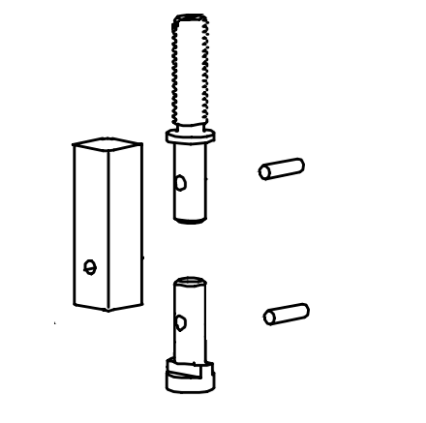 Von Duprin 109361 2227 top vertical rod OEM replacement part