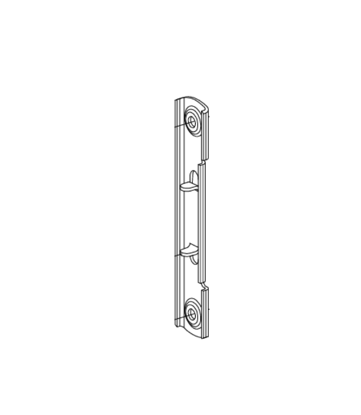 Von Duprin 050364 55 Series End Case Backplate genuine OEM replacement part