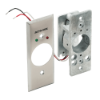 Schlage 653-04-NS SPDT maintained keyswitch with red and green LEDs