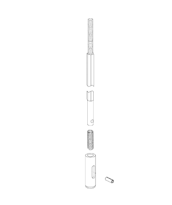 Von Duprin 050096 genuine OEM 5547WDC bottom rod kit