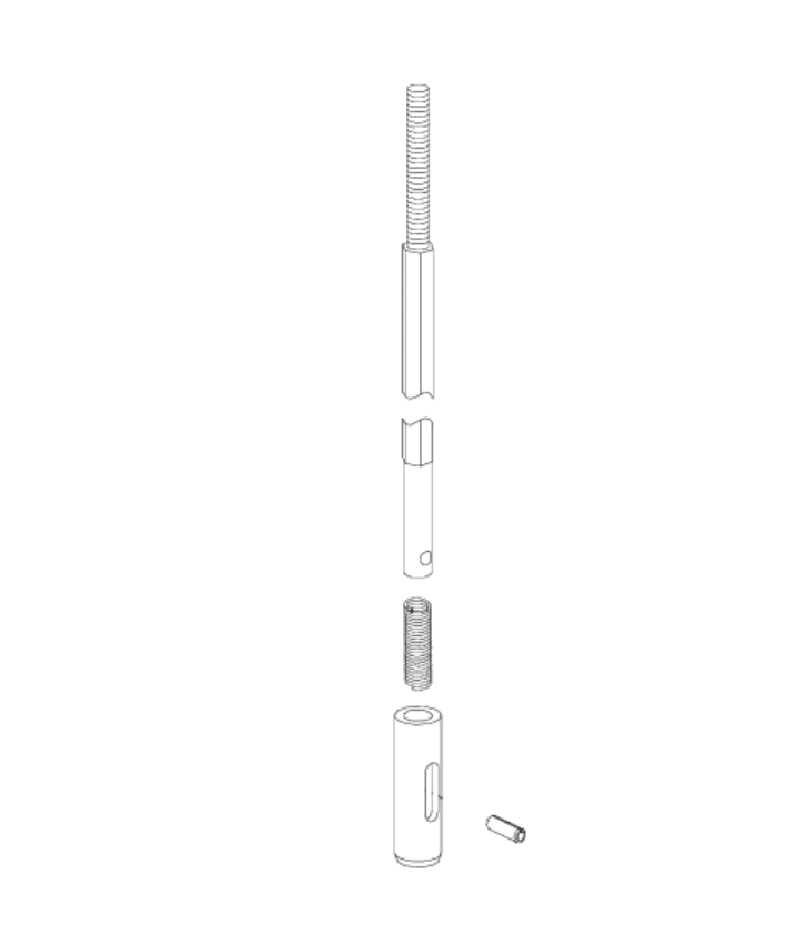 Von Duprin 050096 genuine OEM 5547WDC bottom rod kit