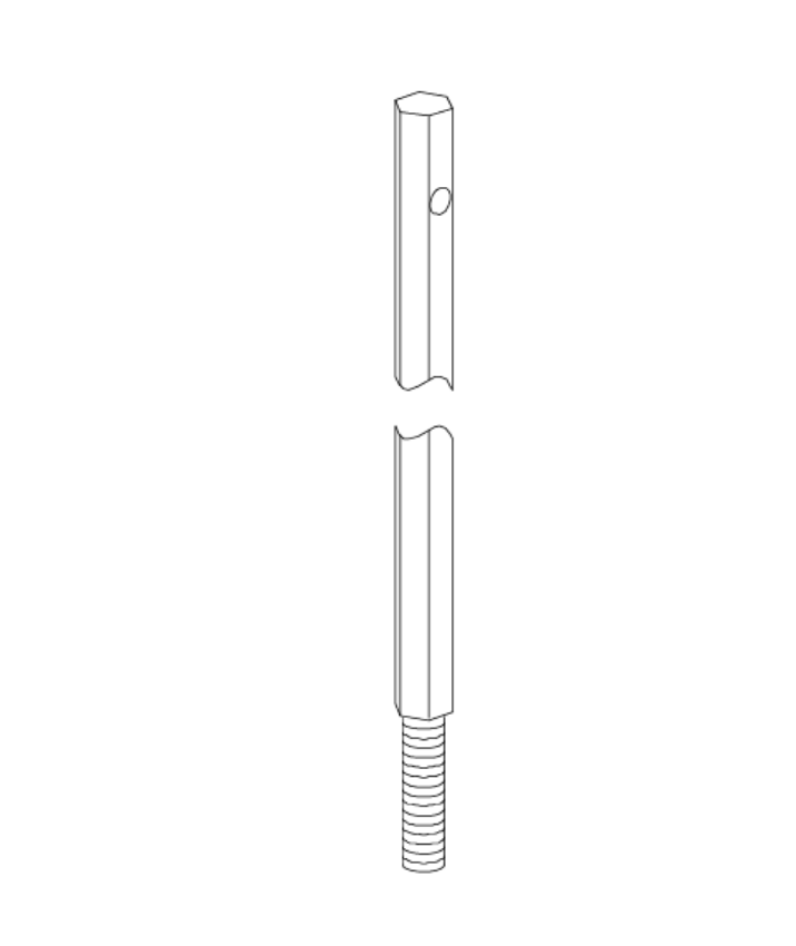 Von Duprin 051707 5547WDC Extension Rod Kit for 8'–10' Door