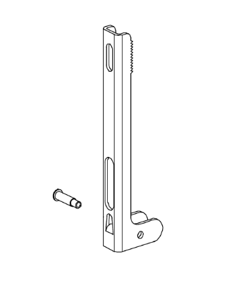 Von Duprin 050369 5547 Bottom Rod Connector with Pin OEM replacement part
