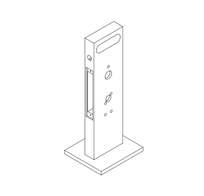 Schlage 47709953 Mortise Mount for XE360