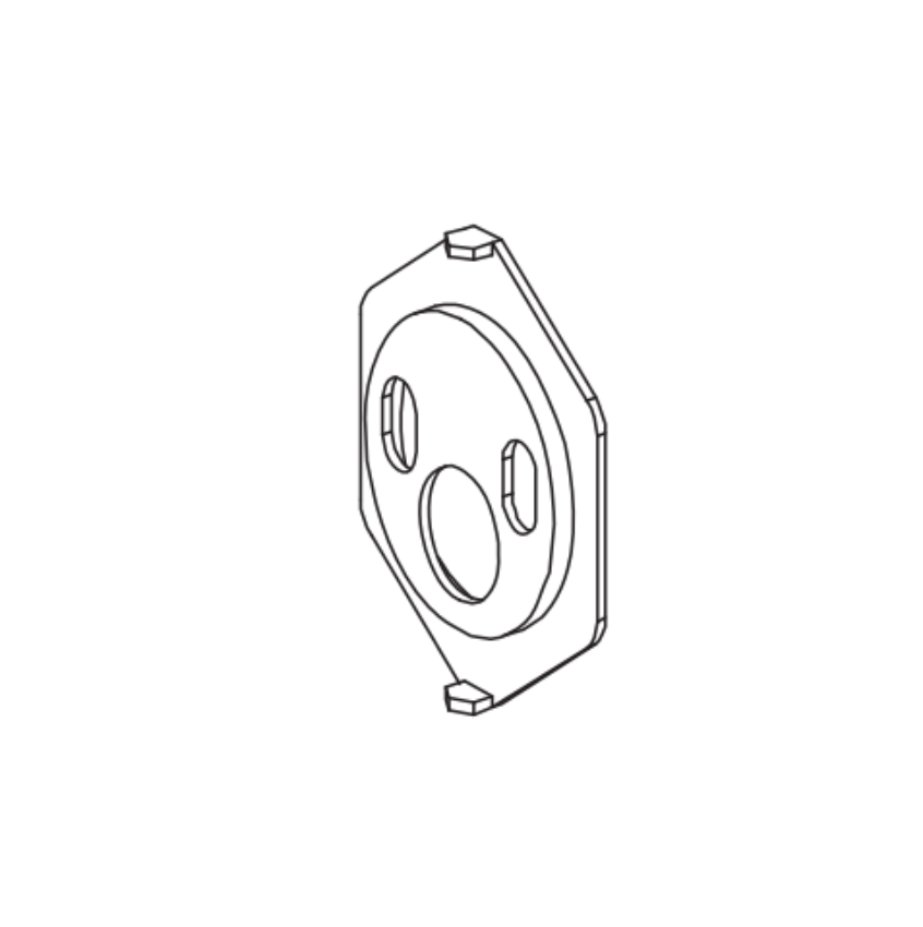 Von Duprin 050331 88 Cylinder Anchor Plate