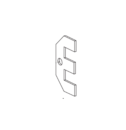 Von Duprin 050499 88 Rim Latch Retainer Plate Von Duprin 050499 88 Rim Latch Retainer Plate