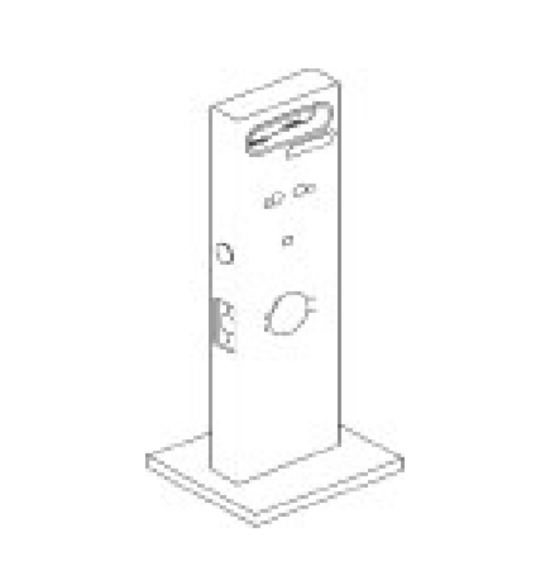 Schlage 47284868 Display Cylindrical Mount for CO Series