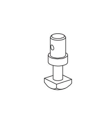 Von Duprin 050327 8827 LR Bottom Rod Connector