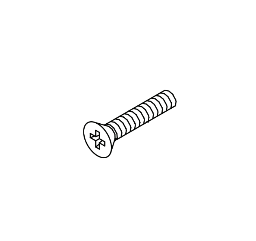 Adams Rite S262-10R30-603-MP Flat Head Screw #10-32 × 1-7/8"