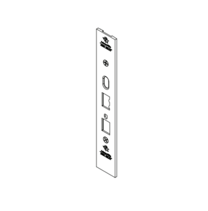 Adams Rite 91-0266-04-628-IP faceplate kit for 2290 in 313 finish