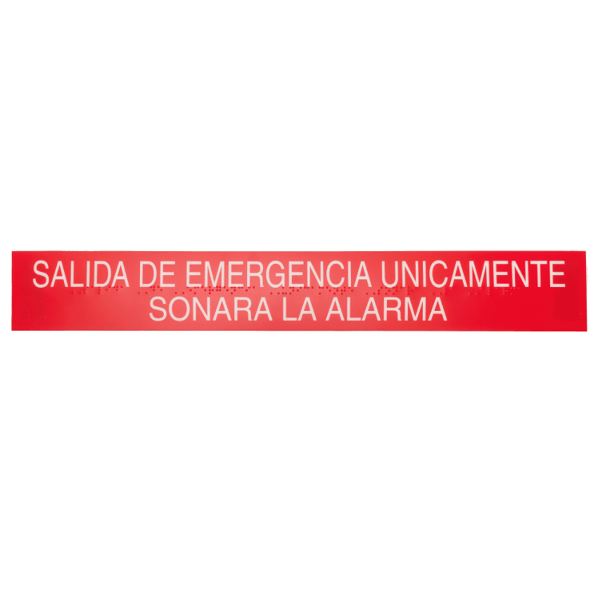 Von Duprin SIGN.1002 Alarm Sign - Spanish for Guard-X 2670