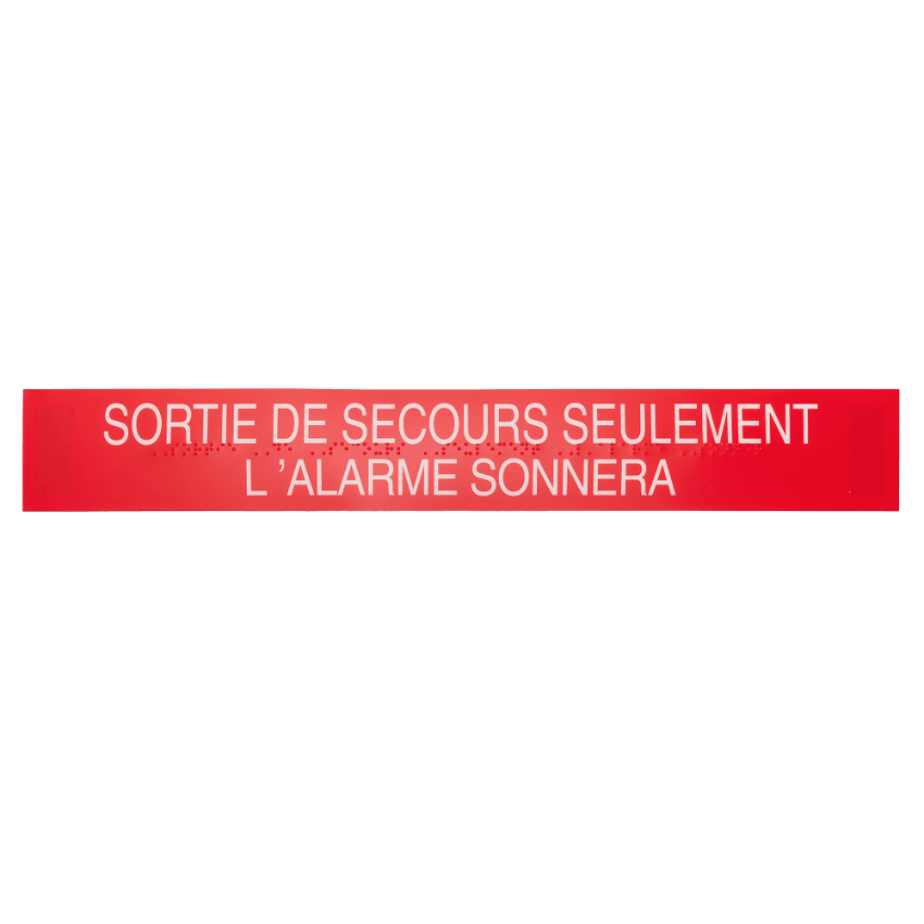 Von Duprin SIGN.1003 Alarm Sign - English for GUARD-X  2670