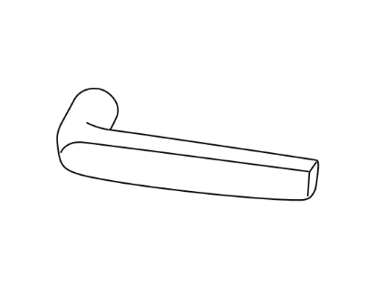 Adams Rite 91-0197-MJ0-US32D-IP Designer lever kit, Centro Series MJ, 10B finish