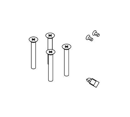 Adams Rite 91-0202-01-IP Inside Trim Hardware Kit for 2190