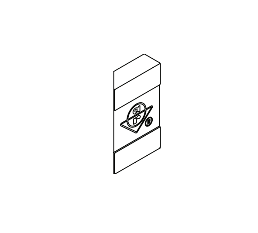 Adams Rite 25-0094 Flush Lockset Knob