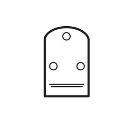 Von Duprin 260U Optional SV Flush Transom Strike