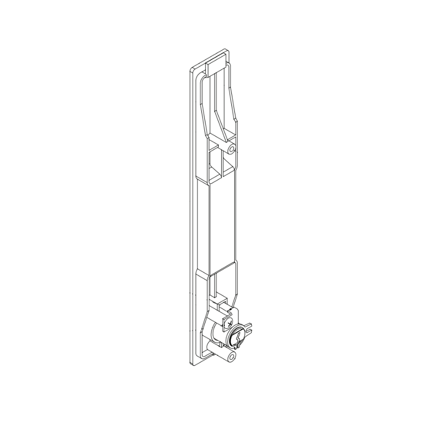 Adams Rite 41-0405-00-01-IB 4431 exterior escutcheon with Schlage C keyway