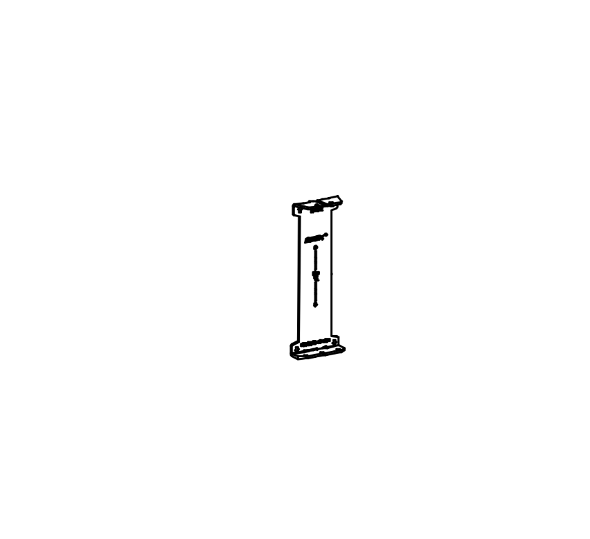 Detex 103687 Top & Bottom Latch Template