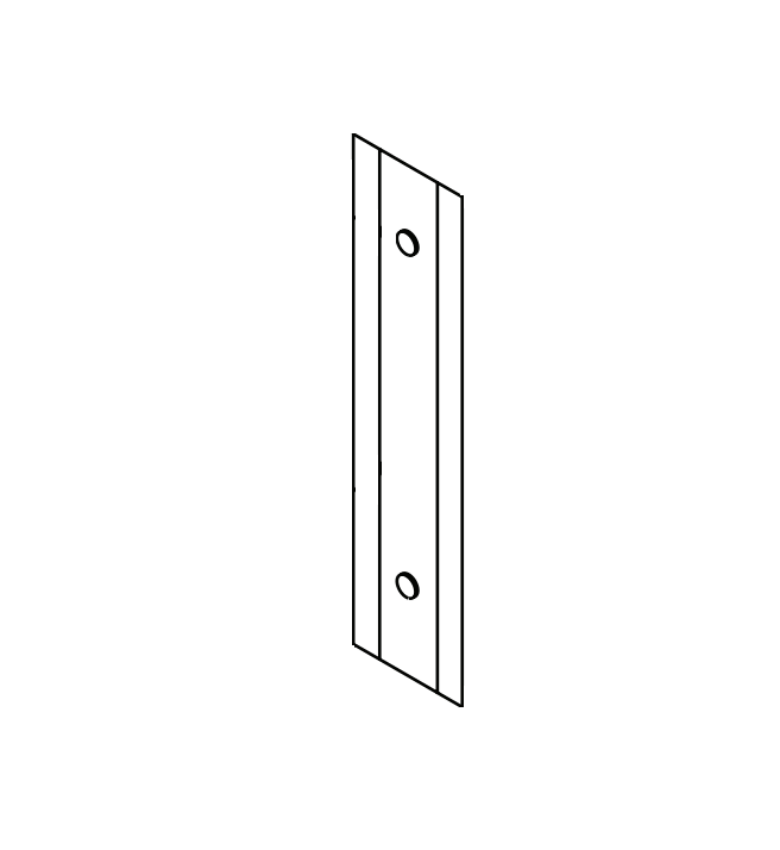 Adams Rite 22-0814-119 Fire Bolt Plate