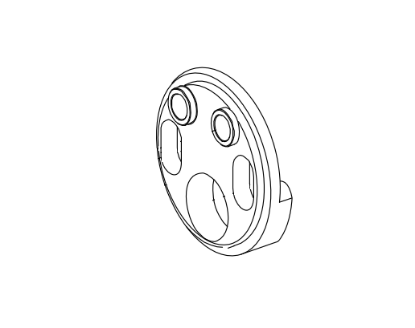 Von Duprin 971593 110NL Cylinder Assembly Cylinder Disc