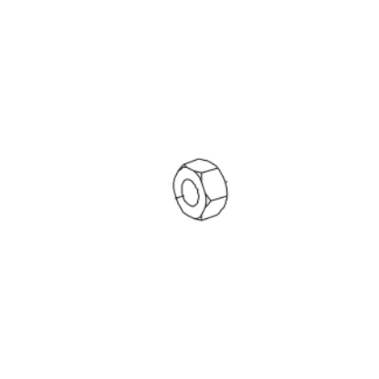 Von Duprin 963704 Hex Nut for 606K 880K-DT and K-NL trim