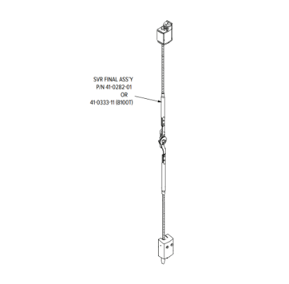 Adams Rite 41-0333-11 SVR Final Assembly, Top Rod