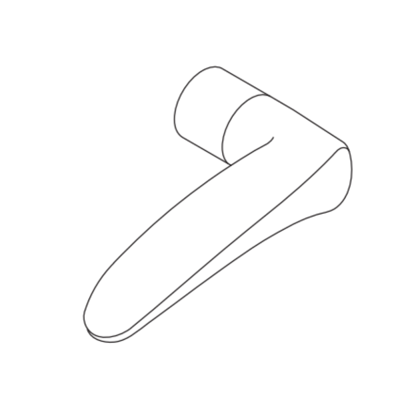 Von Duprin 050012 #12 Lever RHR Kit