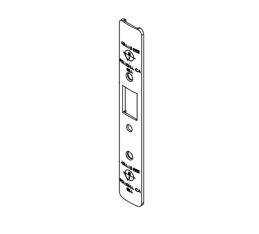 Adams Rite 24-0137-01-335 Faceplate Kit with Screws