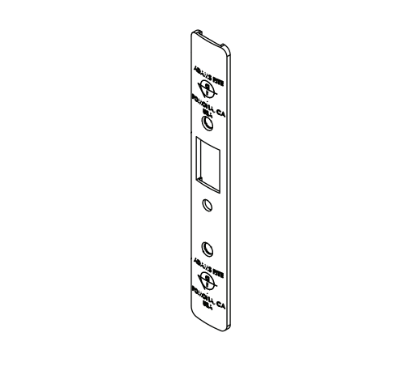 Adams Rite 24-0137-02-702 Radius Faceplate Kit with Screws