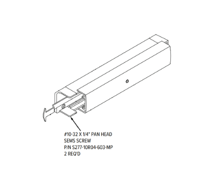 Adams Rite S277-10R04-603-MP Pan Head SEMS Screw