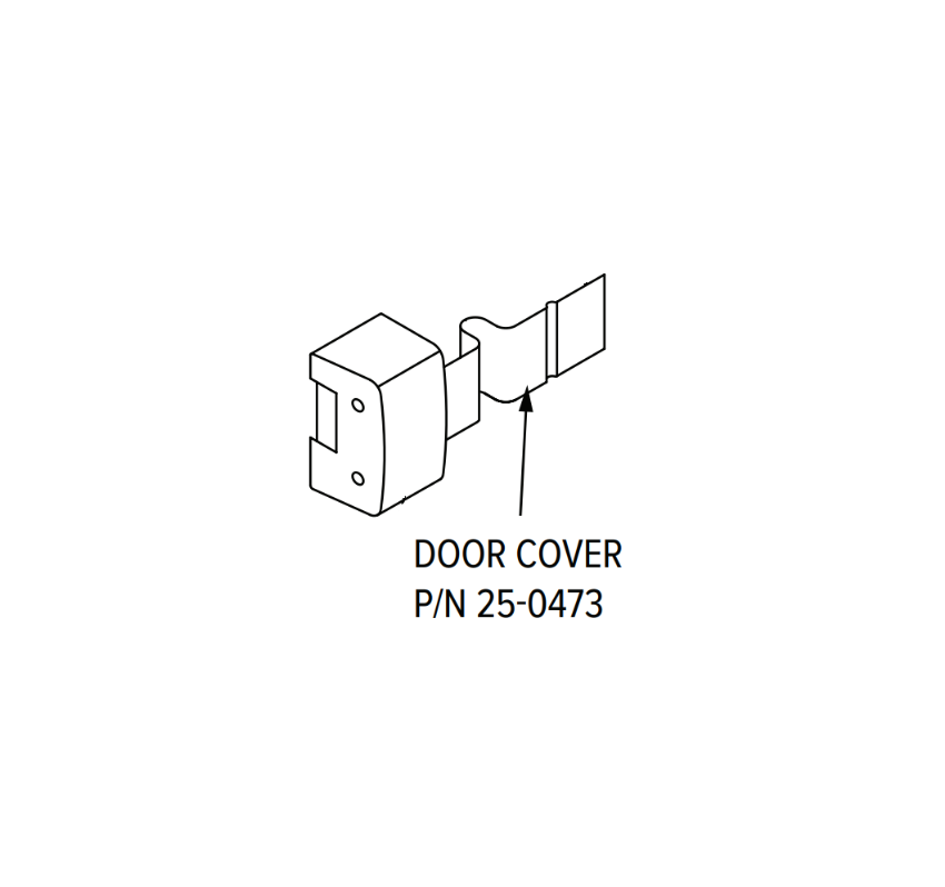 Adams Rite 25-0473 Door Cover