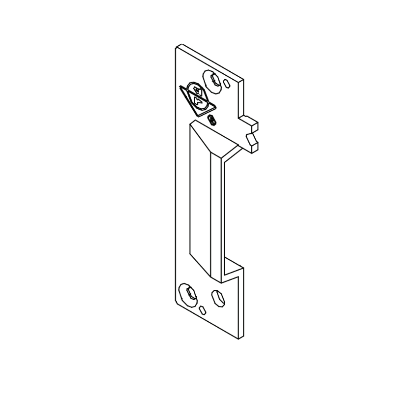 Adams Rite 23-0350 1/2" Back Cover