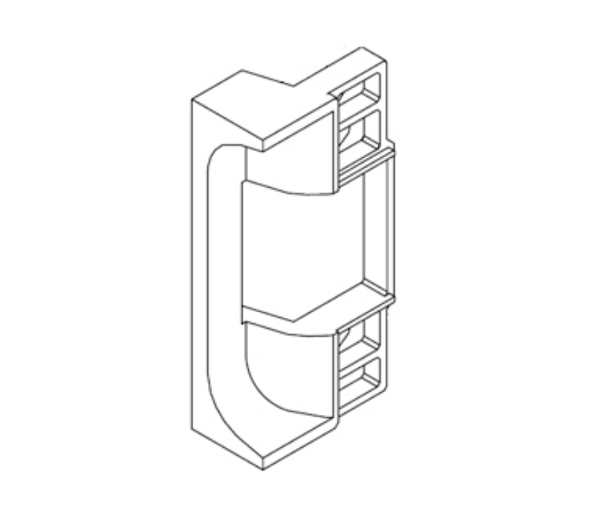 Adams Rite 23-0443 1/2-inch flat subcover