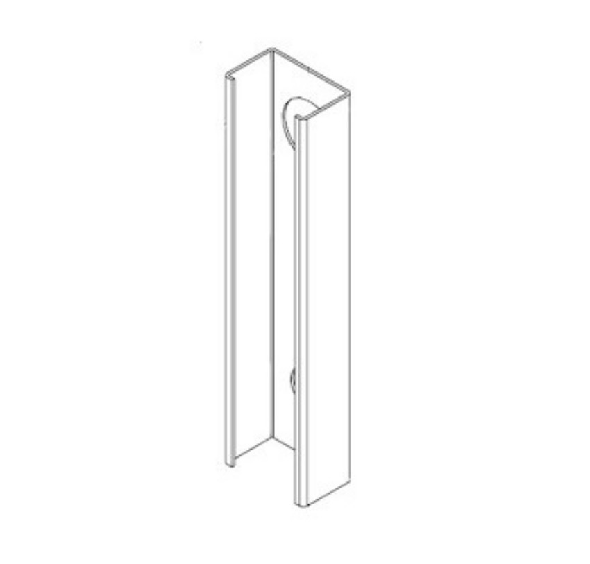 Adams Rite 22-022-0763-01-630 Trim Housing with Cylinder Hole