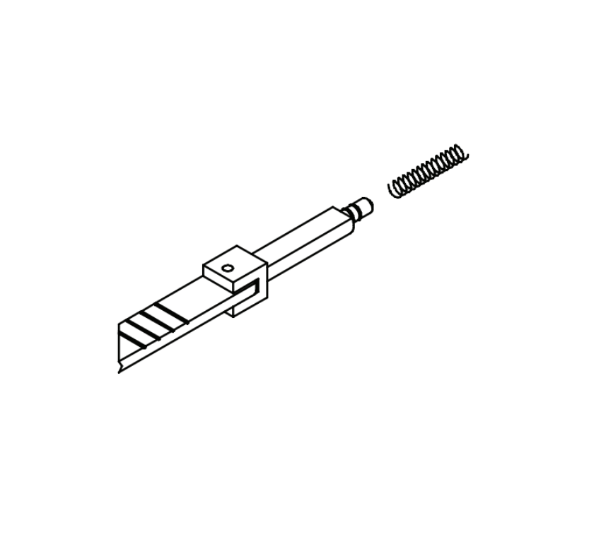 Adams Rite 91-0301-03-IP SVR Rim Inset Spindle Kit