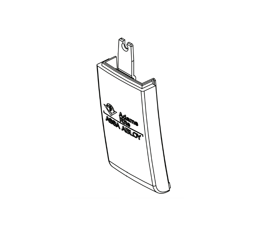 Adams Rite 31-0329-626-IP Battery Lid Assembly