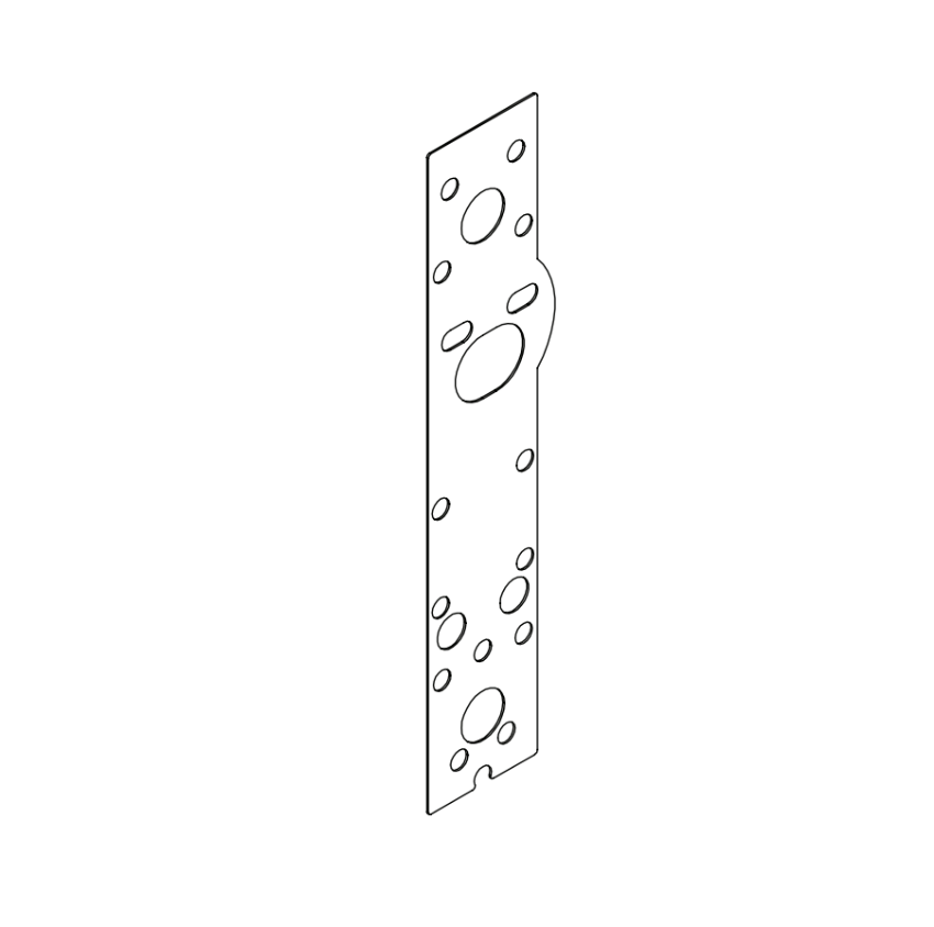 Adams Rite 22-9153-01-121 Lock Cover Plate, Shim