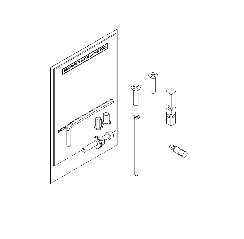 Adams Rite 91-0482-11-IP Mounting Kit