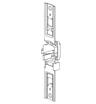Von Duprin 109773 7500 Latchbolt and Faceplate Sub-Assembly