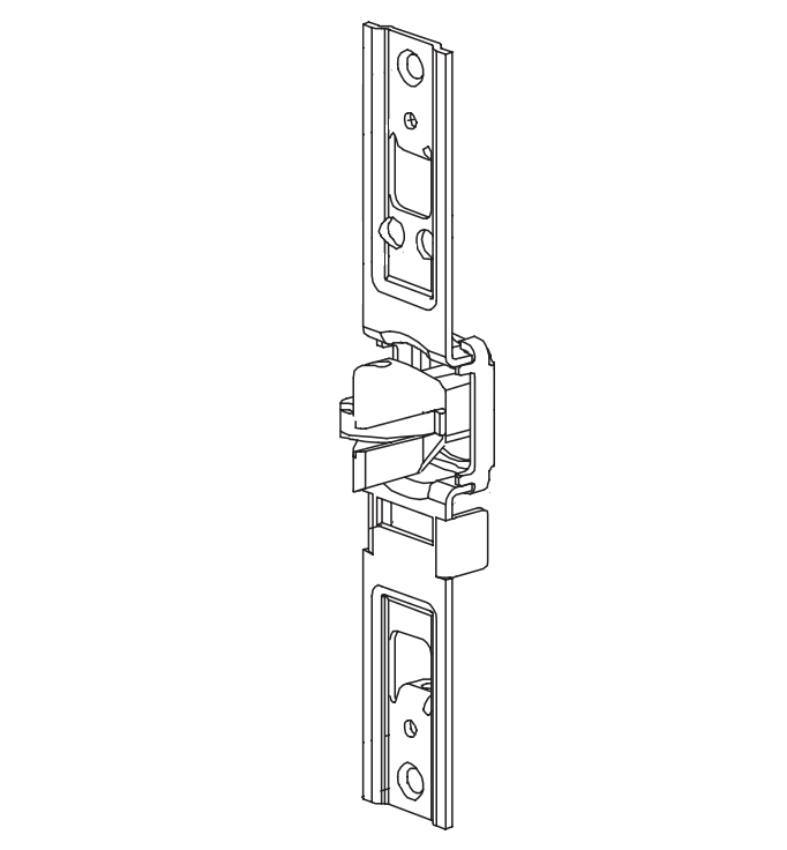 Von Duprin 109773 7500 Latchbolt and Faceplate Sub-Assembly