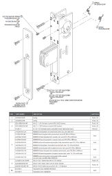 Adams Rite MS1850S Series MS Deadlock Parts Diagram
