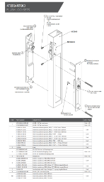 4189/4190 Flush Locksets Parts Diagram 4189/4190 Flush Locksets Parts Diagram