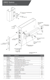 3300 Series Mortise Exit Device Parts Diagram 3300 Series Mortise Exit Device Parts Diagram