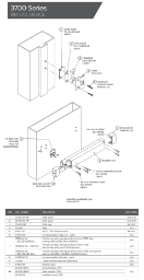 3700 Series Rim Exit Device Parts Diagram 3700 Series Rim Exit Device Parts Diagram