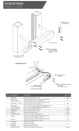 8099/8099M Dummy Pushbar Parts Diagram