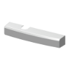lcn 1450-72 slim line plastic cover 689 aluminum