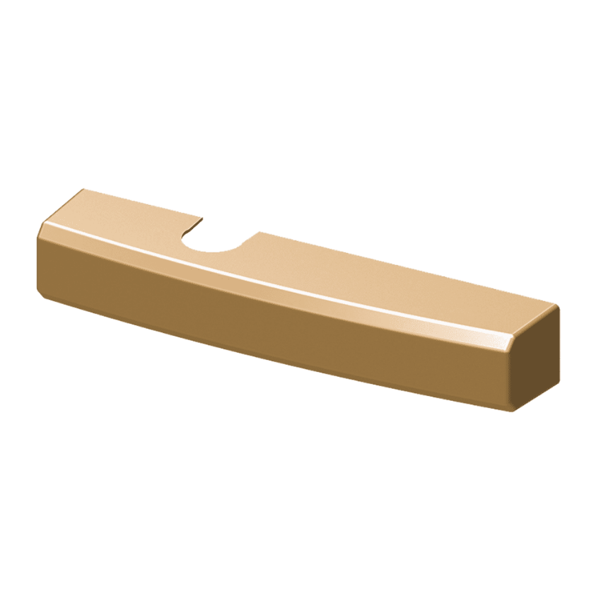 lcn 1450-72 slim line plastic cover 691 light bronze