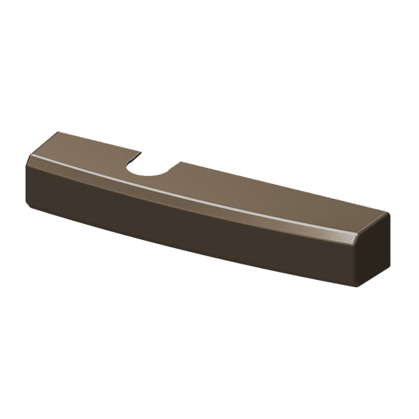 lcn 1450-72 slim line plastic cover 695 dark bronze
